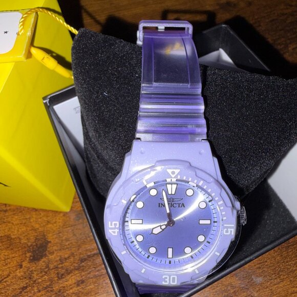 Invicta Unisex Purple Silicone Watch (49206) | New With Box - Picture 3 of 4